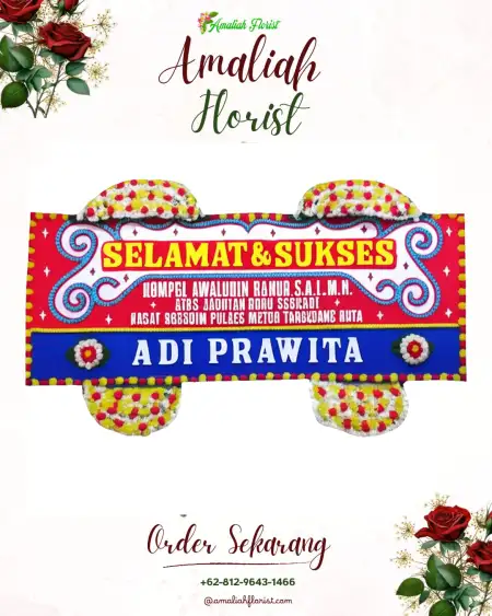Papan Bunga Ucapan Selamat Ngerjo